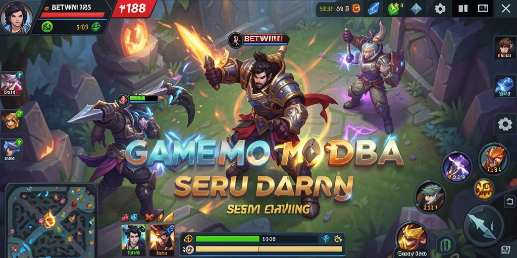 Tampilan gameplay seru dari BETWIN188 di arena MOBA.