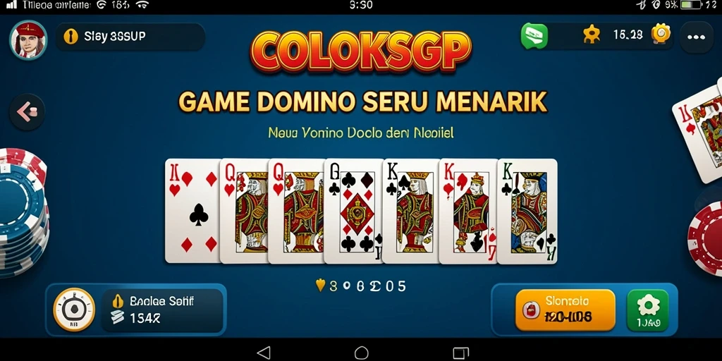 Gameplay seru Domino dalam COLOKSGP yang mengasyikkan.