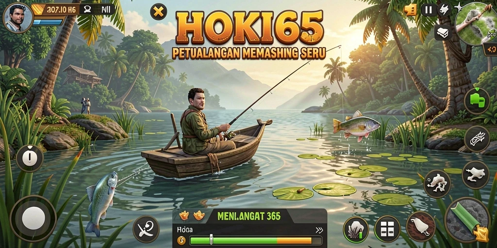 Screenshot HOKI65 menampilkan aksi memancing yang mendebarkan.