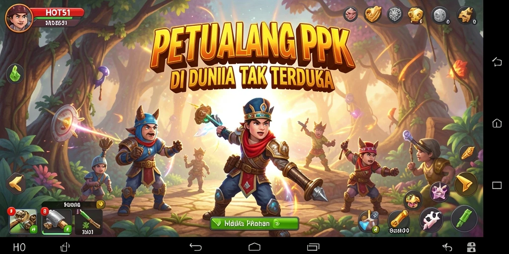 Gameplay menarik dengan tantangan petualangan seru.