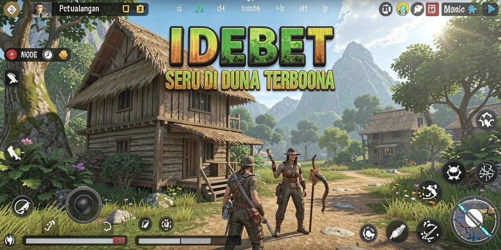 Screenshot menampilkan permainan IDEBET di dunia terbuka yang luas.