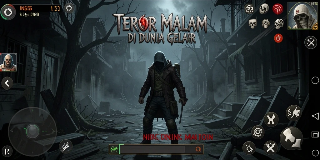 Gameplay INS55 yang menegangkan dengan suasana Horror.