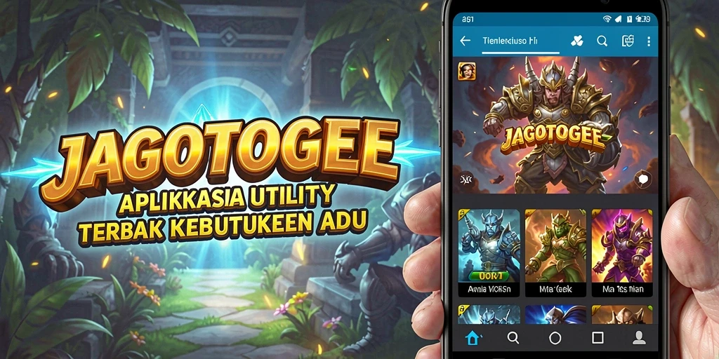 Tampilan antarmuka utama JAGOTOGEL yang user-friendly.