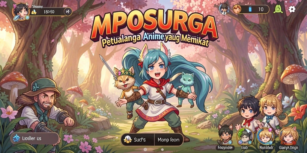 Tampilan gameplay MPOSURGA yang seru dan penuh warna.