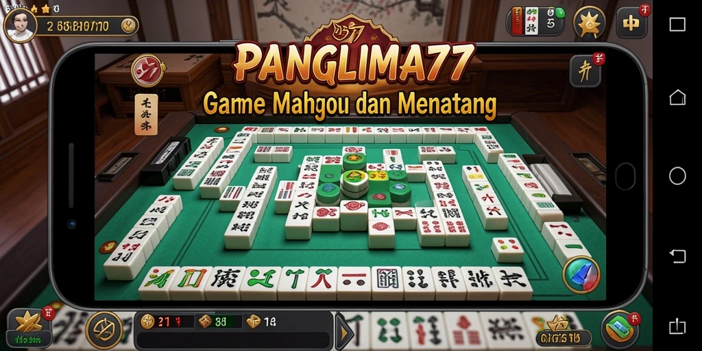 Gameplay menegangkan dari permainan Mahjong PANGLIMA77.