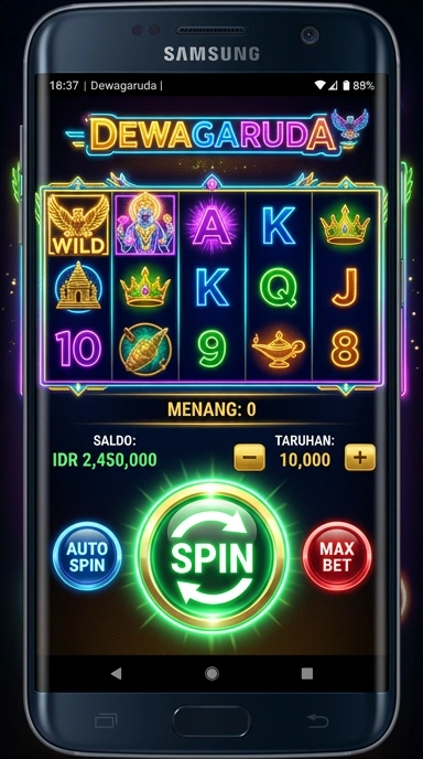 Tampilan utama pusat unduh dewagaruda yang menarik.